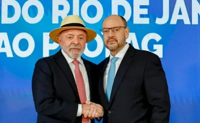 Presidente Lula e Ricardo Couto, governador interino do Rio - Foto: Ricardo Stuckert